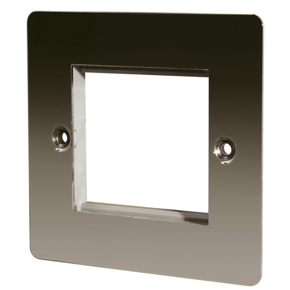 Image of LAP 2-Module Modular Faceplate Black Nickel 