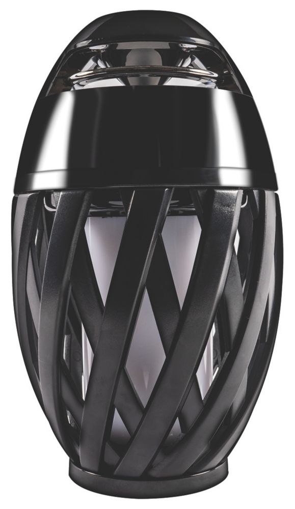 Image of Luceco Rechargeable Assorted LED Flame Effect Torch Black 