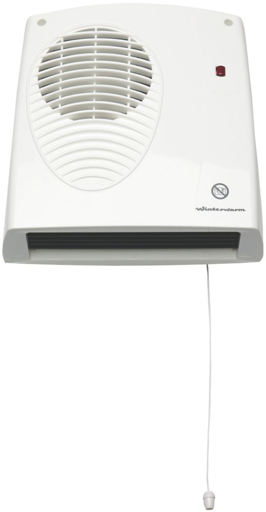 Image of Winterwarm WWDF20E Wall-Mounted Fan Heater 2000W 229mm x 242mm 