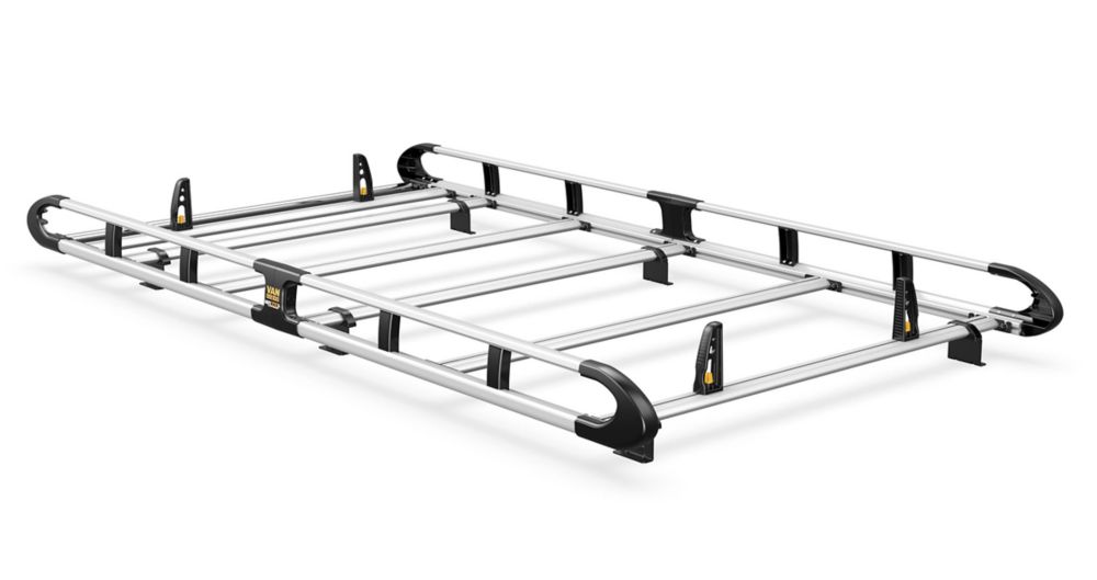 Image of Van Guard Renault Trafic 2014 on Roof Rack - 6-bar ULTIRack+ L2 H2 Twin Door 