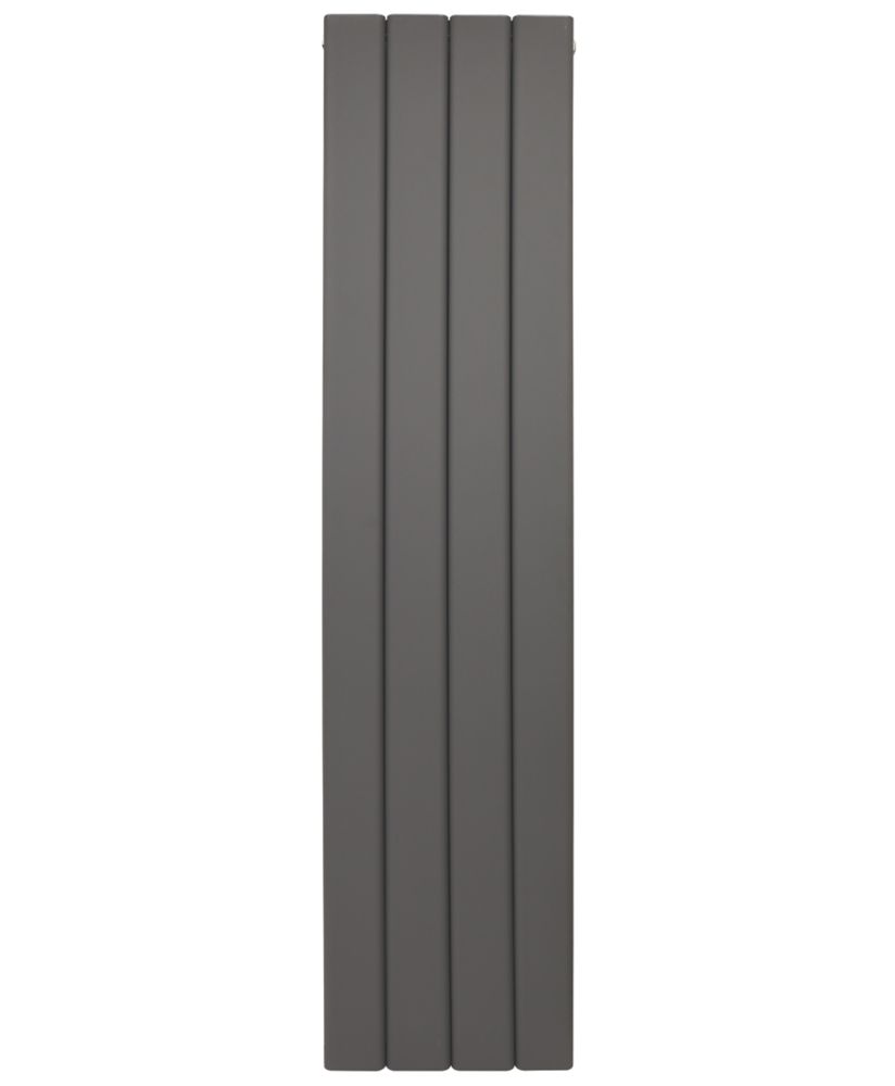 Image of Towelrads Berkshire Vertical Aluminium Designer Radiator 1800m x 407mm Anthracite 3432BTU 