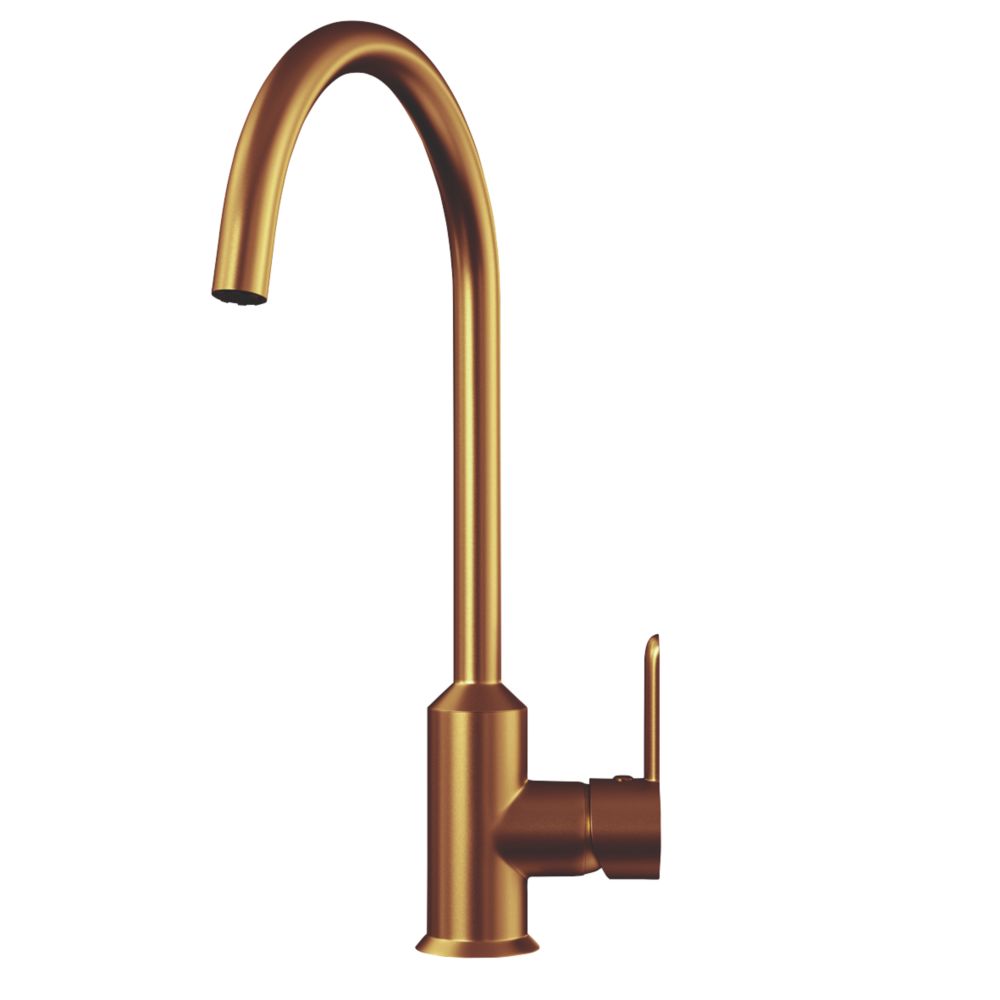 Image of ETAL Single Lever Mono Mixer Kitchen Tap Copper 