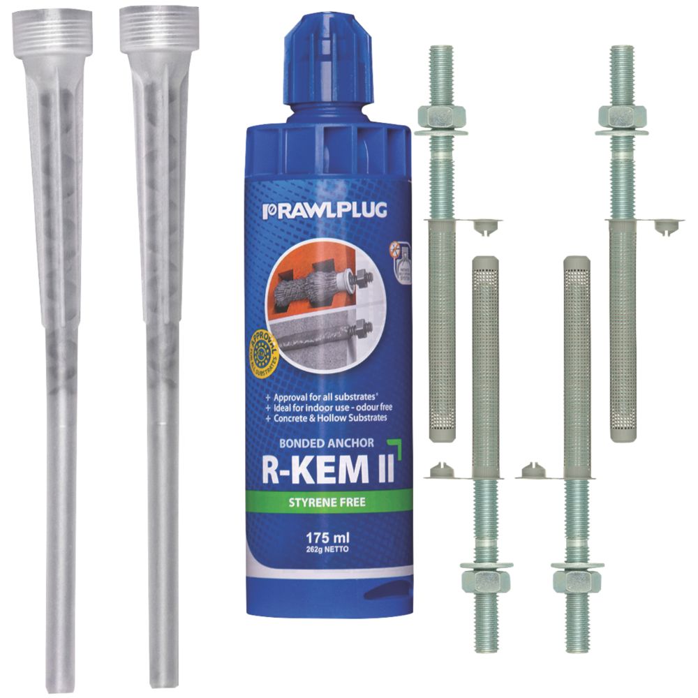 Image of Rawlplug R-KEM11-175-KIT Styrene-Free Polyester Resin 175ml 