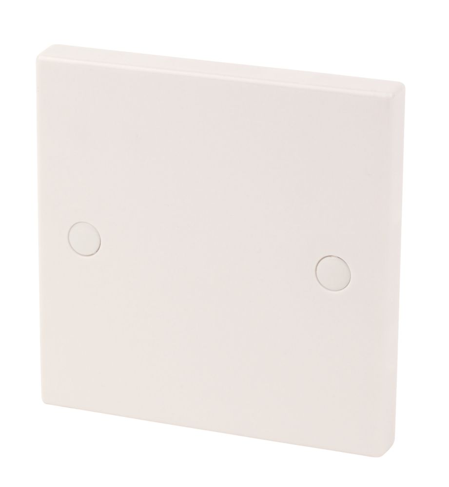 Image of 1-Gang Blanking Plate White 