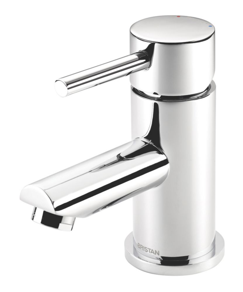 Image of Bristan Blitz Basin Mono Mixer Tap with Clicker Waste Chrome 