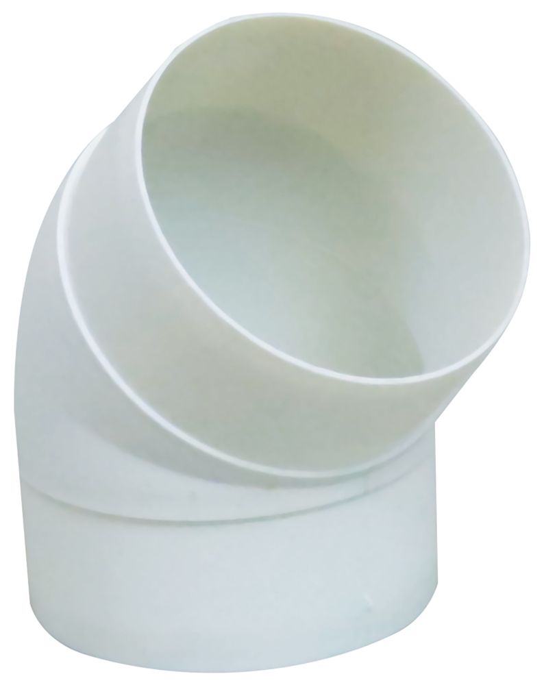 Image of Manrose 45Â° Bend White 100mm 