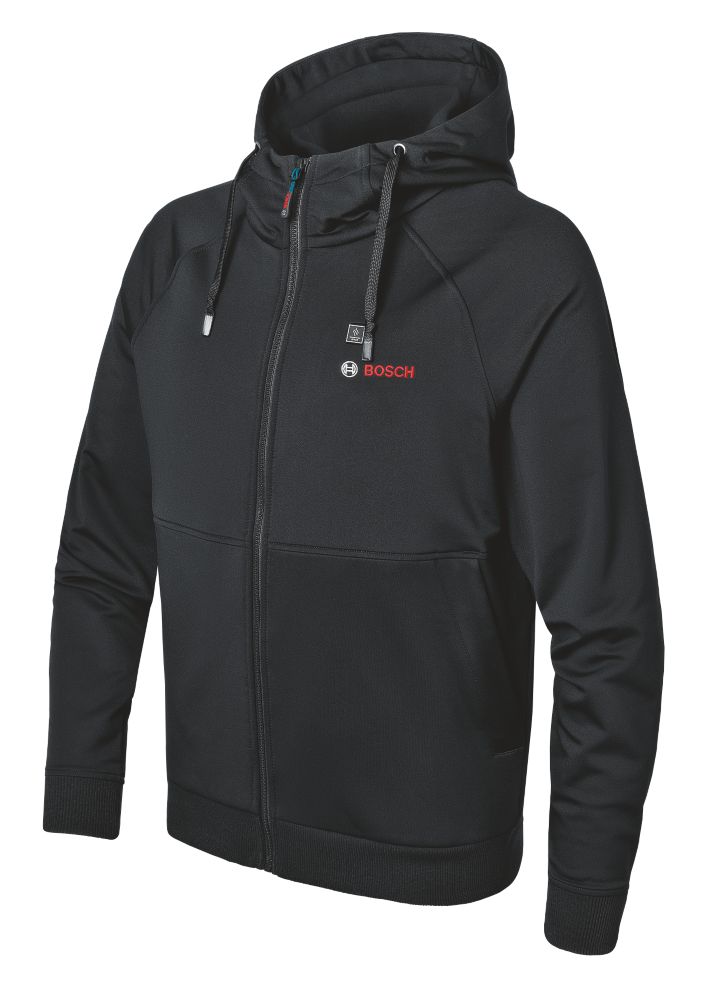 Image of Bosch GHH 12+18V XA 12 / 18V Li-Ion Airstream Heated Hoodie Black XXX Large 48 3/4" Chest - Bare 