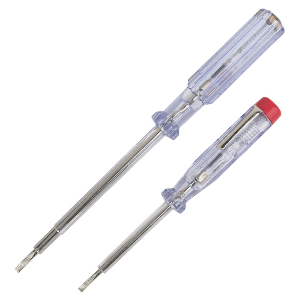 Image of Slotted VDE Voltage Tester Set 220-240V AC 2 Pcs 