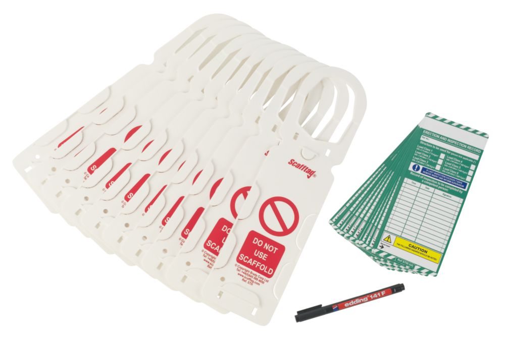Image of Scafftag Scaffold Tagging System Kit 