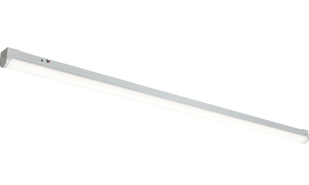 Image of Knightsbridge BATSC Single 4ft LED CCT & Wattage Selectable Batten With Microwave Sensor 18/32W 2600 - 4490lm 230V 