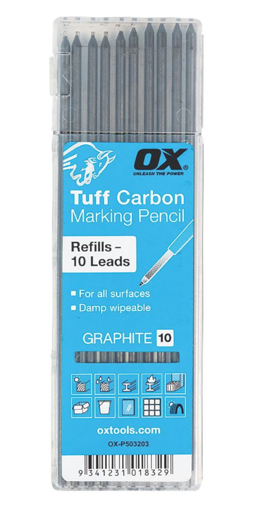 Image of OX Graphite Lead Replacements 10 Pack 