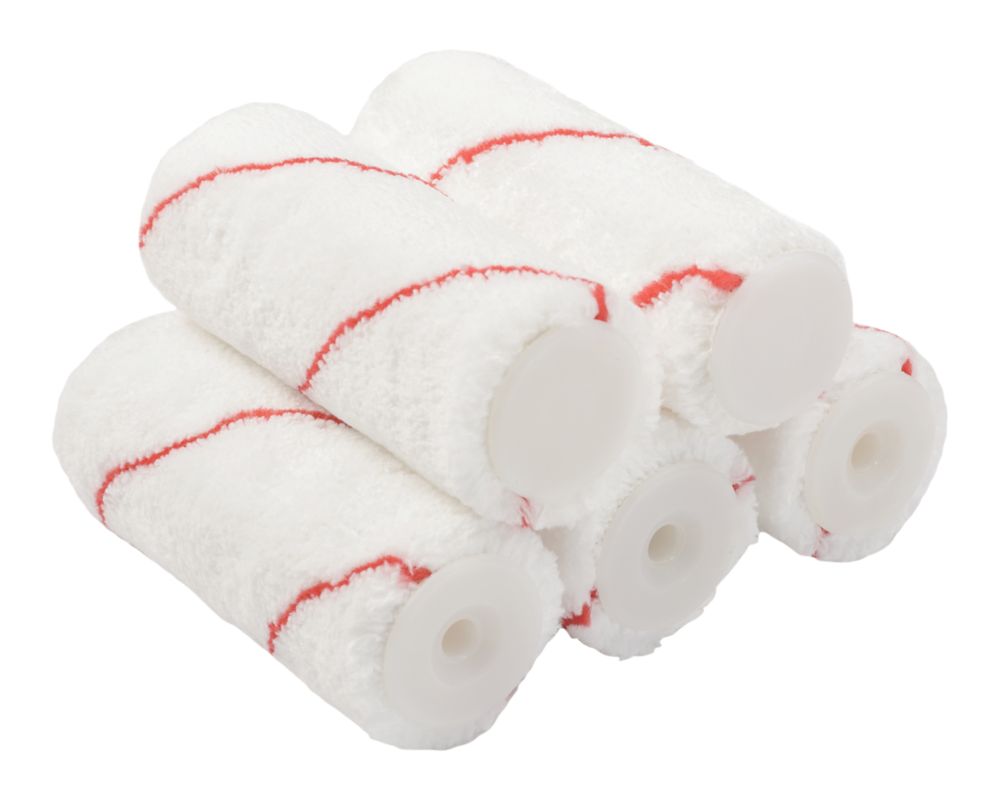 Image of Fortress Trade Roller Sleeves Gloss 4" x 38mm 5 Pack 