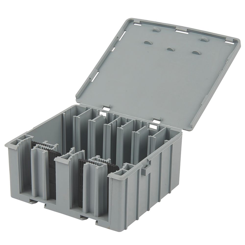 Image of Wago 41A Junction Box 55 x 126 x 115mm Grey 