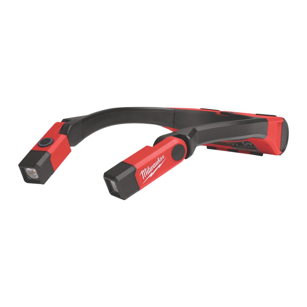 Image of Milwaukee L4 NL400-301 Rechargeable LED Neck Light Red and Black 400lm 