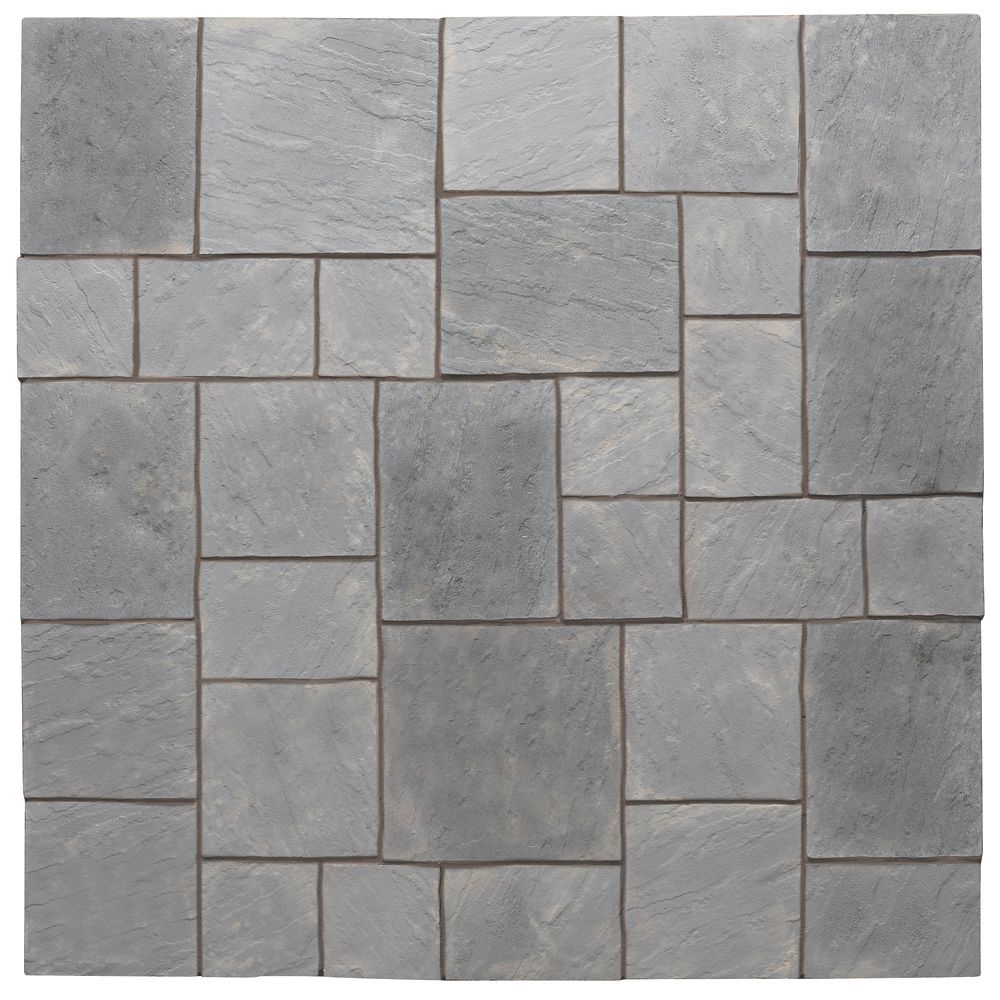 Image of Kelkay Abbey Patio Kit Graphite 5.76mÂ² 31 Pack 