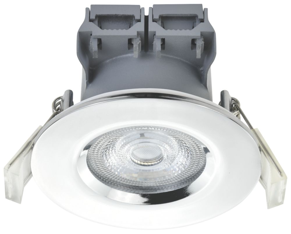 Image of LAP Fixed LED Downlight Chrome 4.5W 420lm 