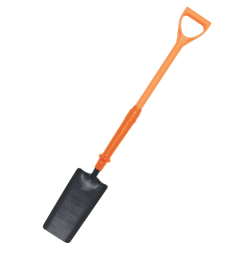 Image of Spear & Jackson Insulated Treaded Cable Laying Shovel 