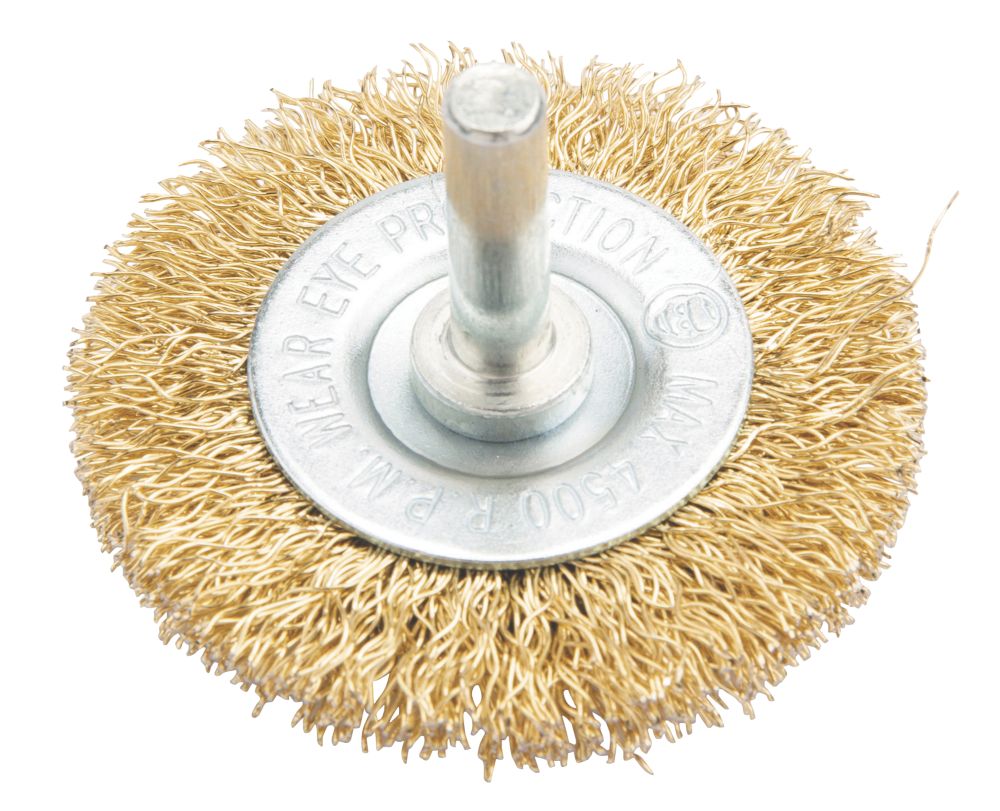 Image of Straight Shank Crimped Wire Wheel 50mm 