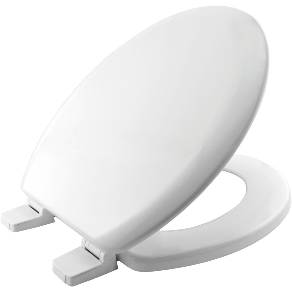 Image of Bemis ProSeat Standard Closing Toilet Seat Moulded Wood White 