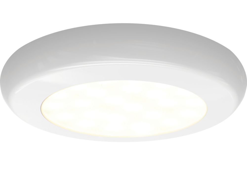 Image of Ansell Reveal Round LED Under Cabinet Downlight White 2W 132lm 3 Pack 