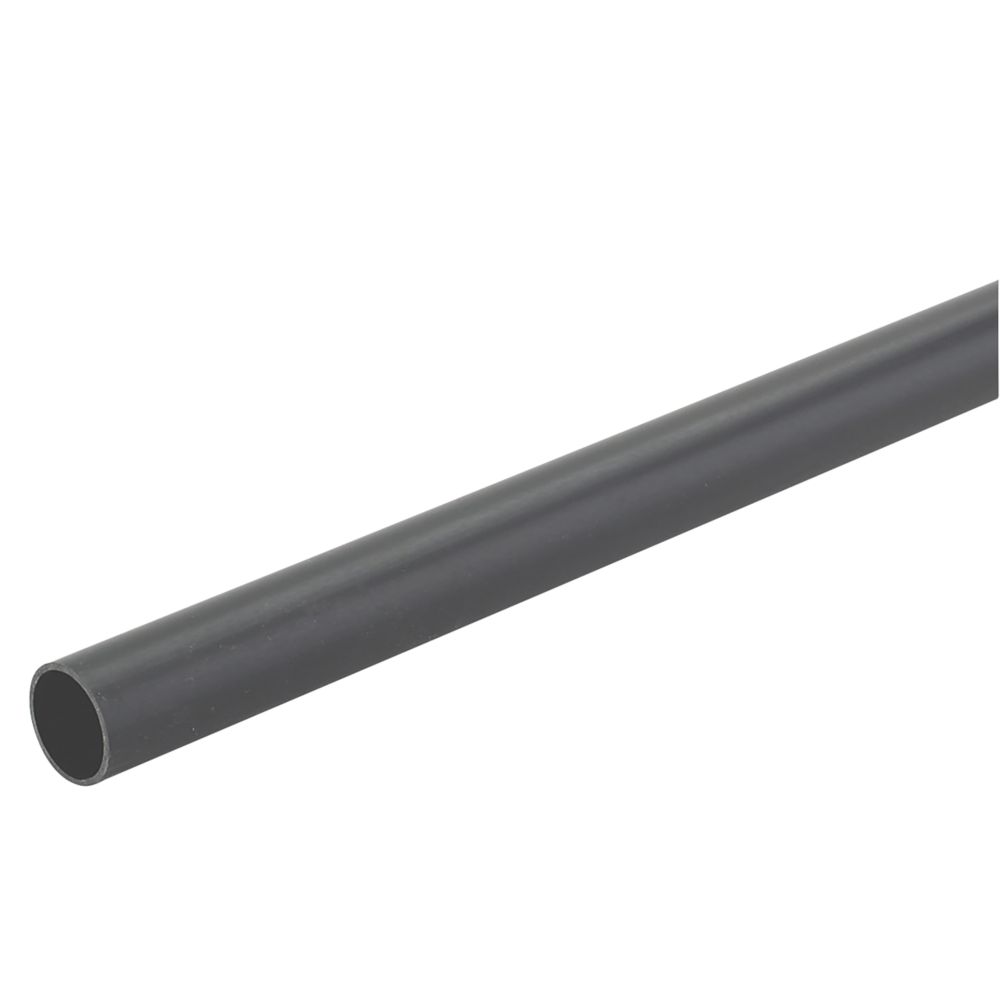 Image of Deta TTE Round uPVC Black Conduit 25mm x 2m 