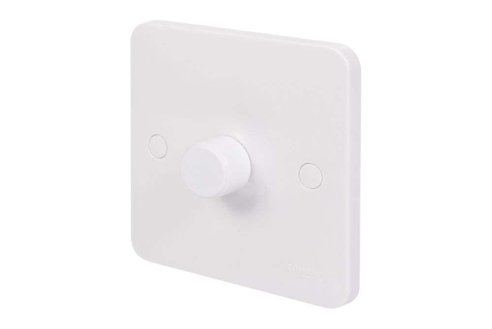 Image of Schneider Electric Lisse 1-Gang 1-Way Dimmer Switch White 
