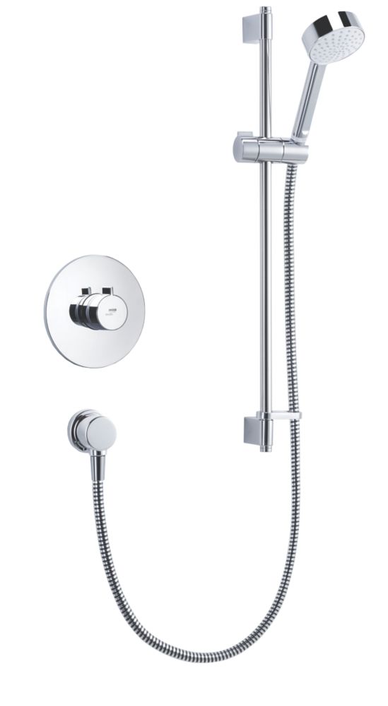 Image of Mira Minilite BIV Rear-Fed Concealed Chrome Thermostatic Shower 