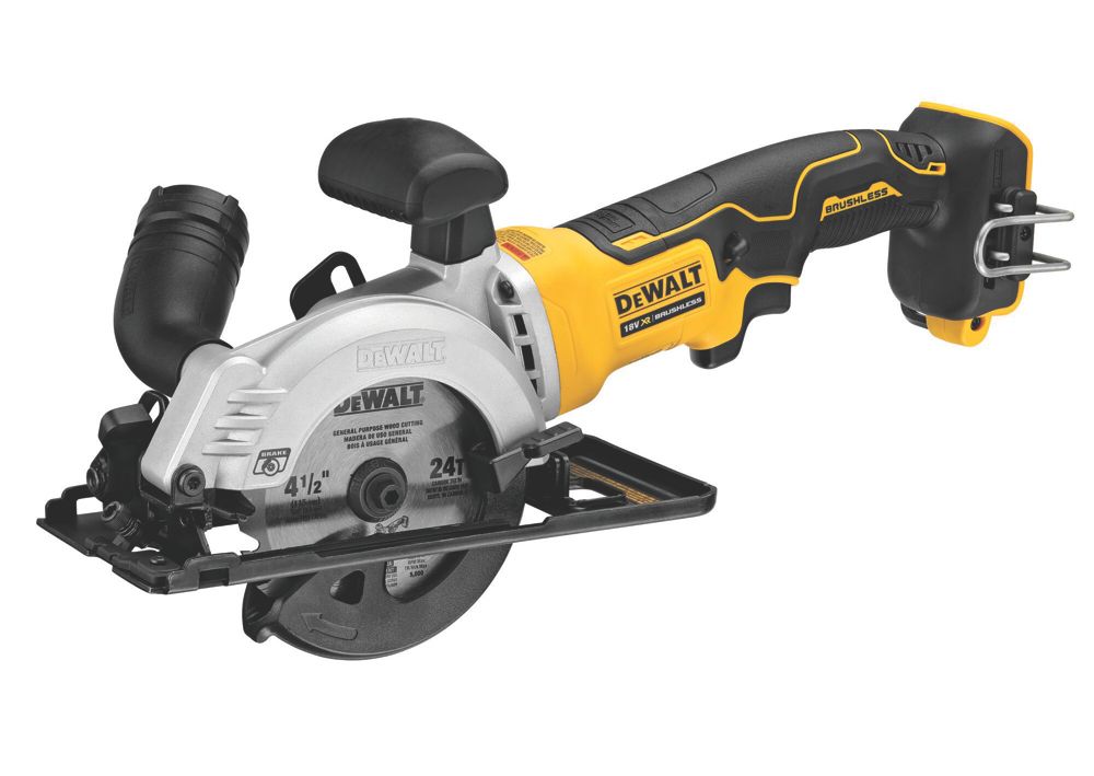 Image of DeWalt DCS571N-XJ 115mm 18V Li-Ion XR Brushless Cordless Compact Circular Saw - Bare 