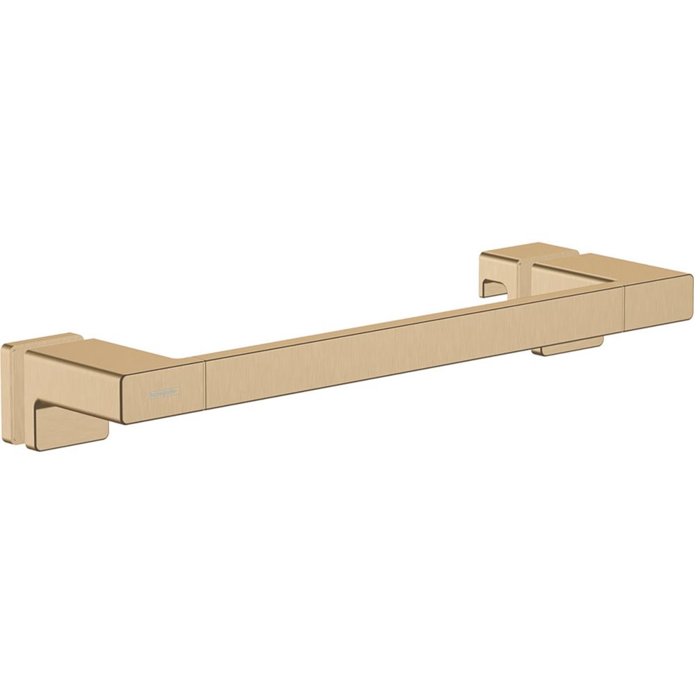 Image of Hansgrohe AddStoris Bar Shower Door Handle Brushed Bronze 350mm Single 