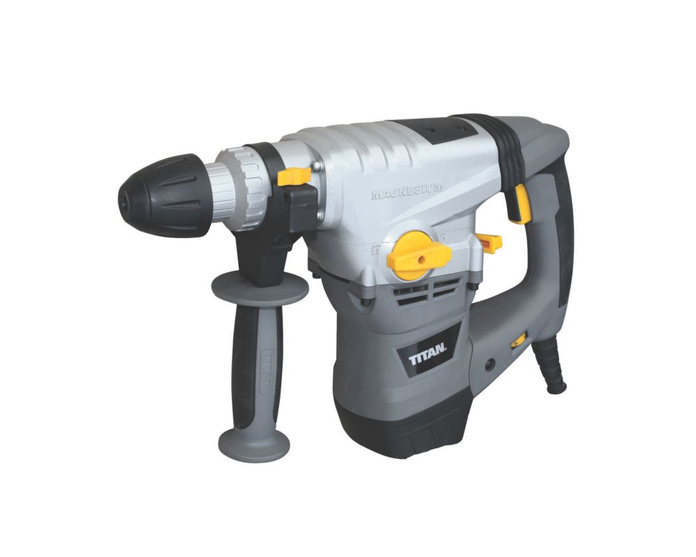 Image of Titan TTB631SDS 6.3kg Electric SDS Plus Drill & 22 Piece Accessory Kit 230-240V 