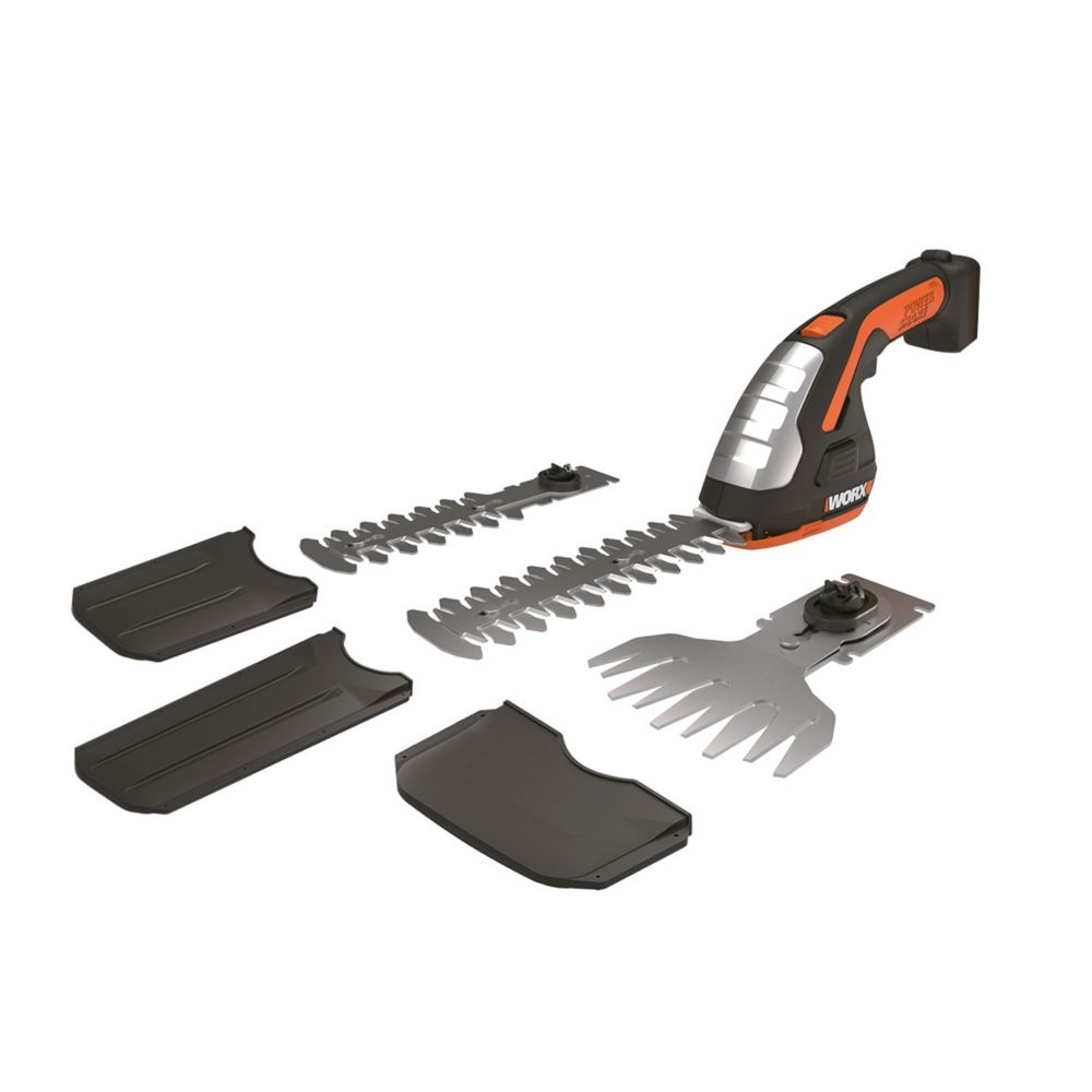 Image of Worx WG801E.9 20V Lithium PowerShare Cordless Shrub & Grass Shear - Bare 