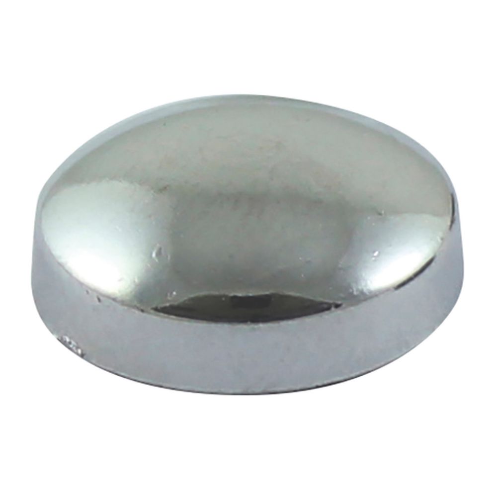 Image of Timco Screw Caps Chrome 6-8ga 100 Pack 