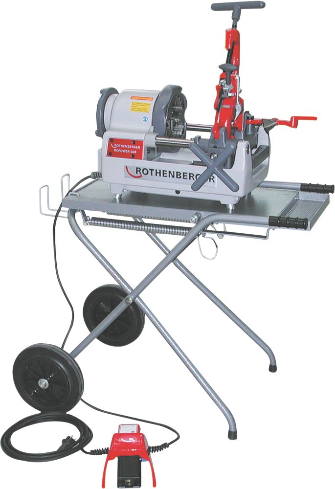 Image of Rothenberger 56045 110W Electric Bench Pipe Threader 110V 