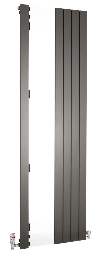 Image of Ximax Oceanus Mirror Designer Radiator 1800mm x 595mm Anthracite 2610BTU 