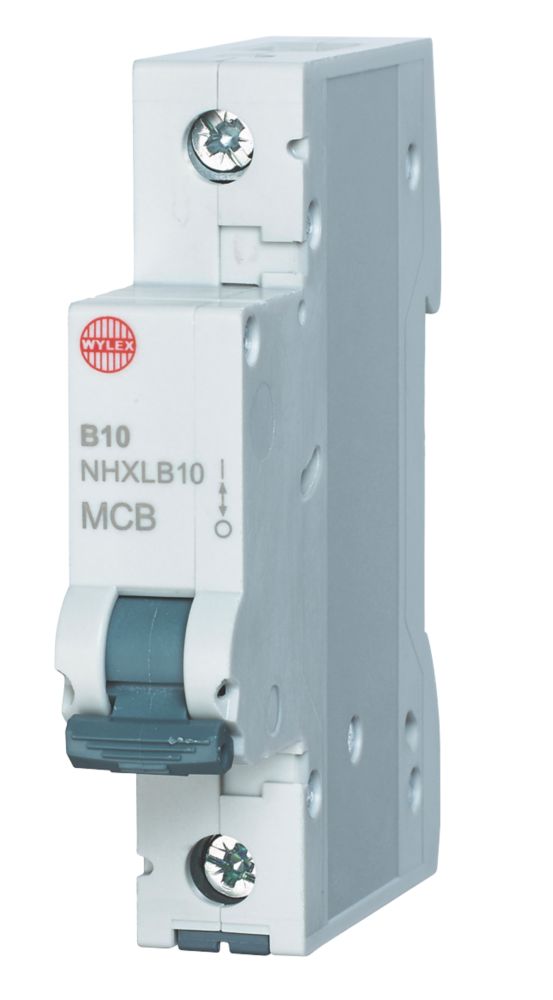 Image of Wylex 10A SP Type B MCB 