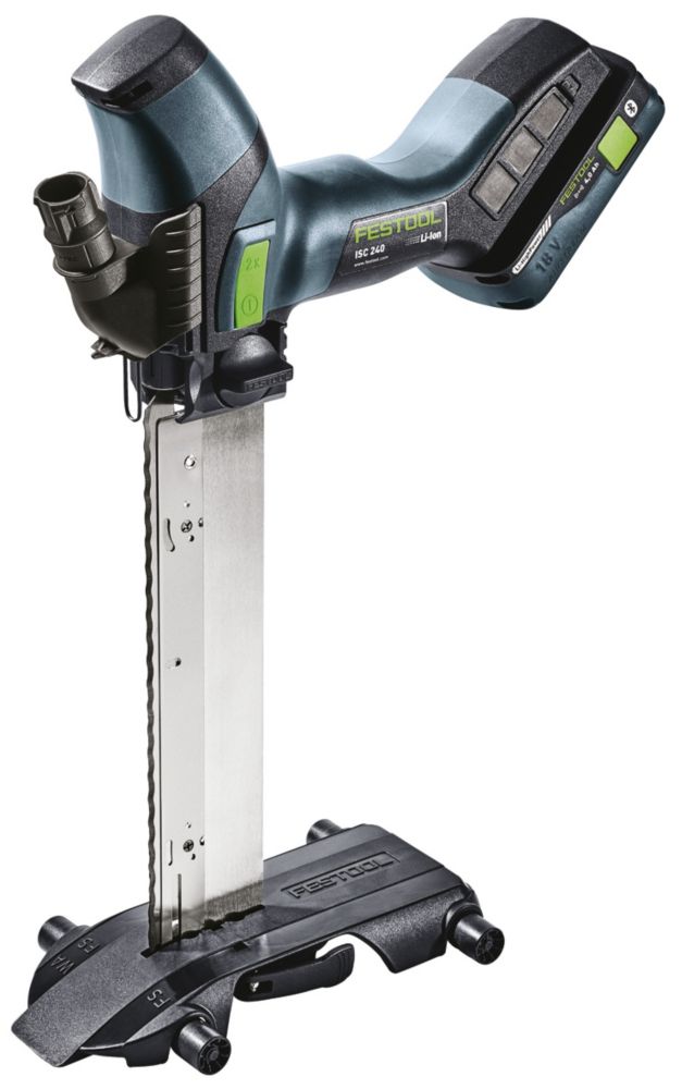 Image of Festool ISC 240 18V 2 x 4.0Ah Li-Ion Airstream Li-High Power Brushless Cordless Insulation Saw 