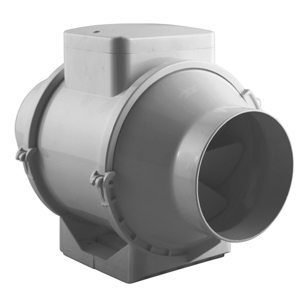 Image of Xpelair XIMX100+ 4" Axial Inline Extractor Fan 220-240V 