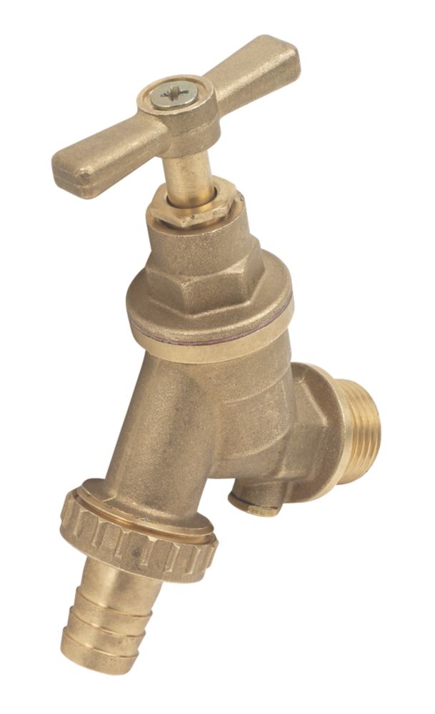 Image of Outside Tap with Hose Union 15mm x 1/2" 