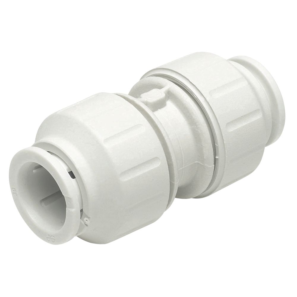 Image of JG Speedfit Plastic Push-Fit Equal Couplers 10mm 10 Pack 
