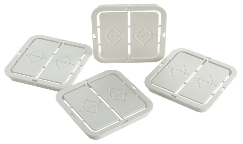 Image of Lewden 1-Entrance PRO Board Rear Grommet 60mm x 60mm 4 Pack 