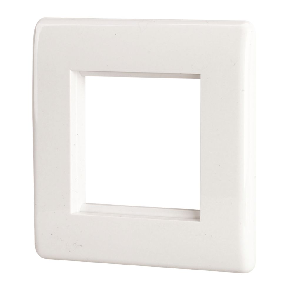 Image of LAP 2-Module Modular Faceplate White 