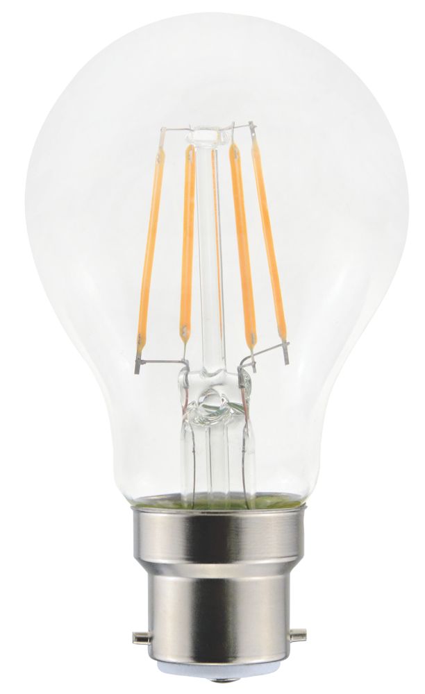 Image of LAP BC A60 LED Virtual Filament Light Bulb 470lm 3.4W 