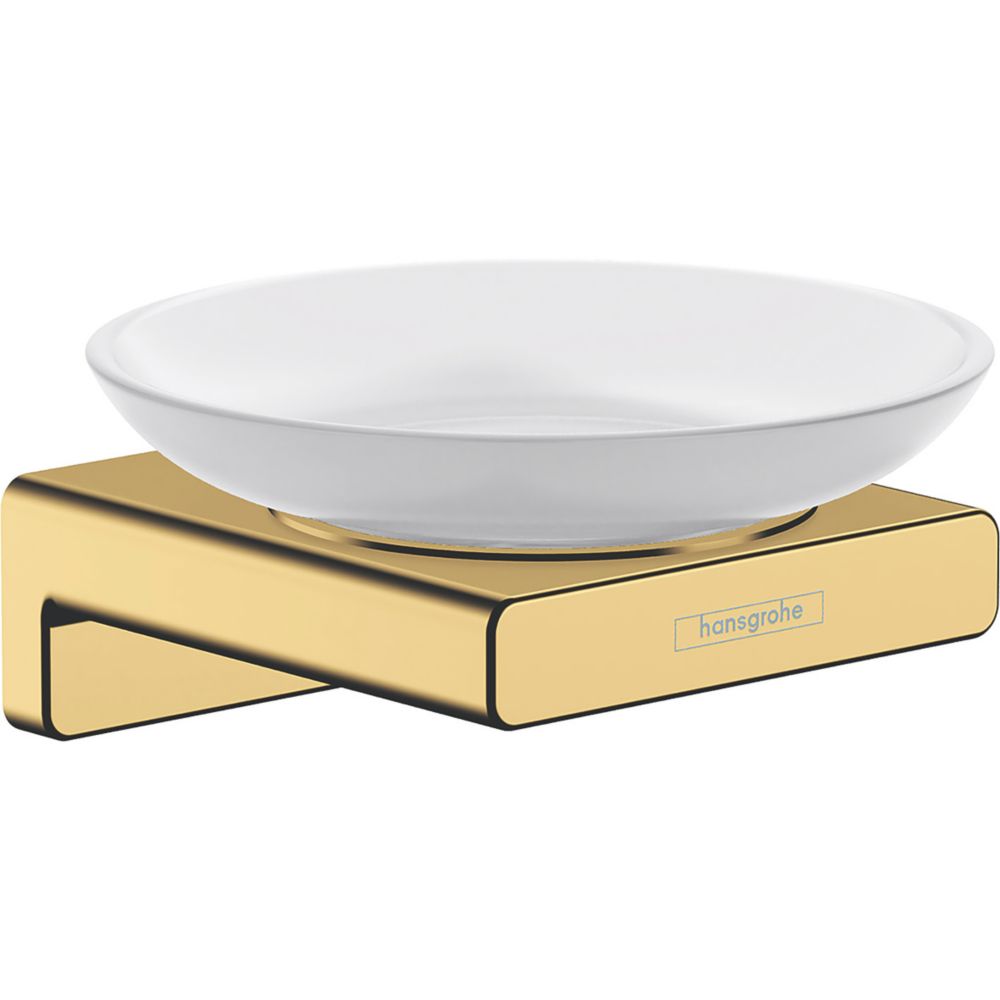 Image of Hansgrohe AddStoris Soap Dish Polished Gold Optic 