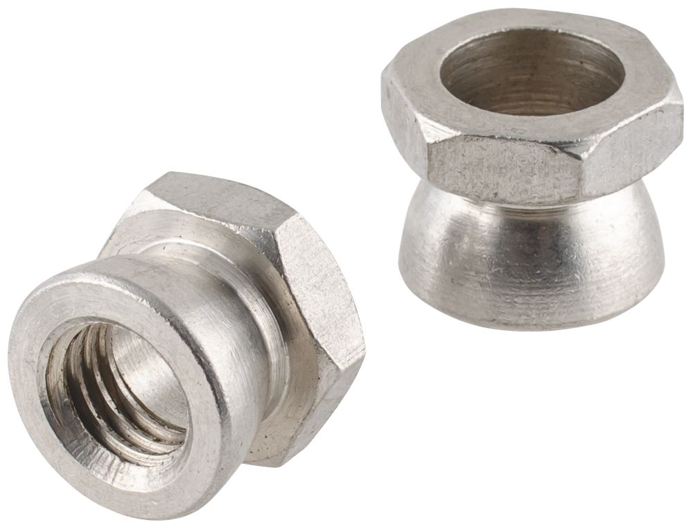 Image of Easyfix A2 Stainless Steel Security Shear Nuts M12 10 Pack 