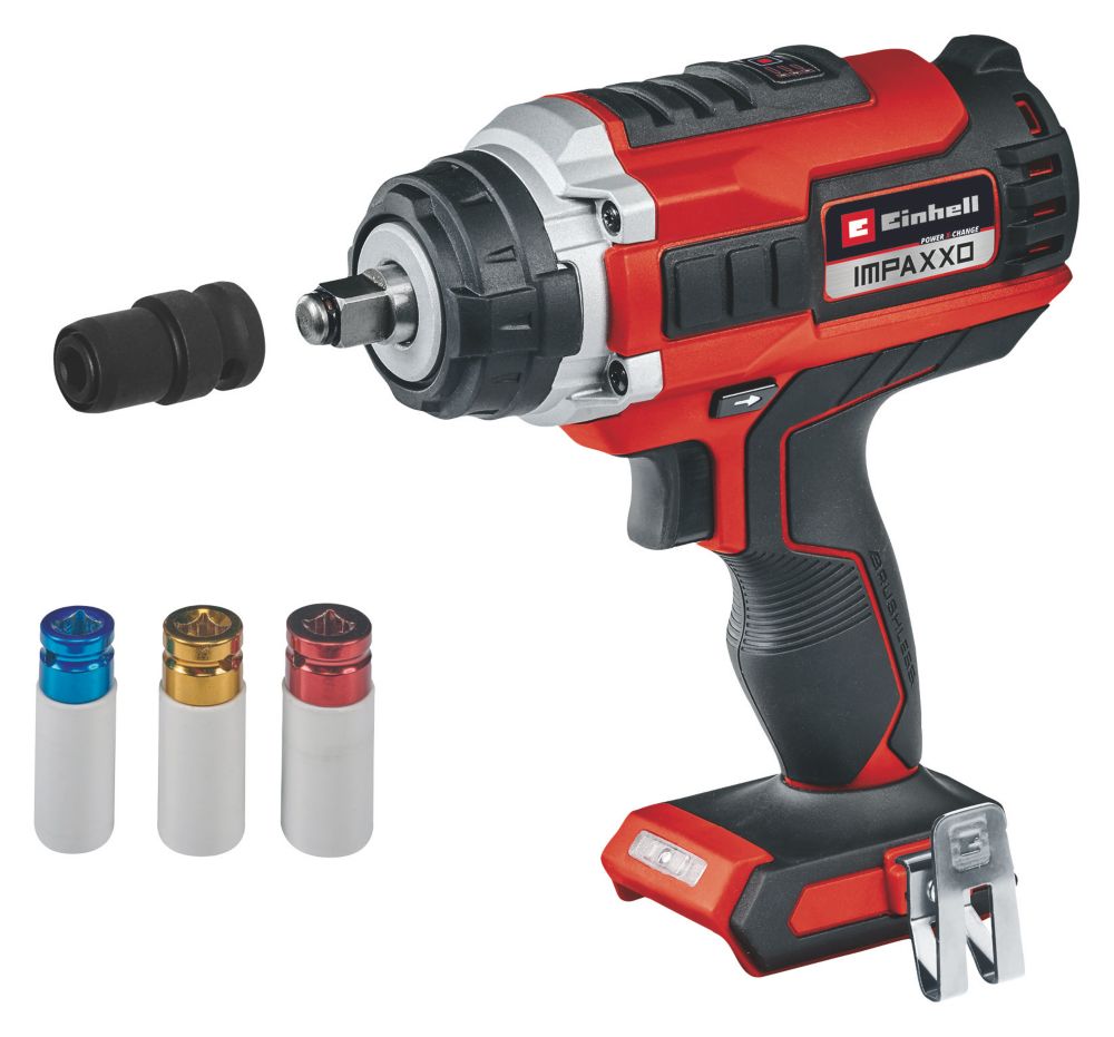 Image of Einhell IMPAXXO 18/400 18V Li-Ion Power X-Change Brushless Cordless Impact Wrench - Bare 