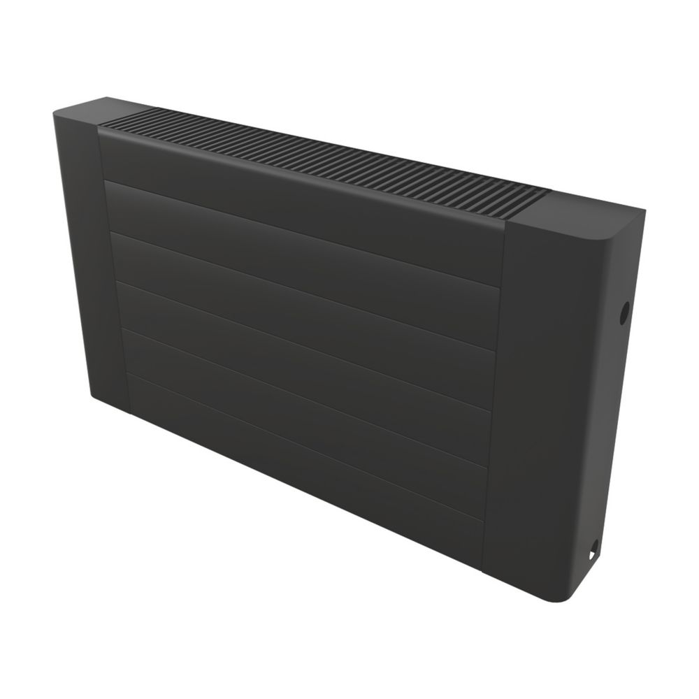 Image of Ximax Neville Type 22 Double-Panel Single LST Convector Radiator 600mm x 1080mm Black 4184BTU 