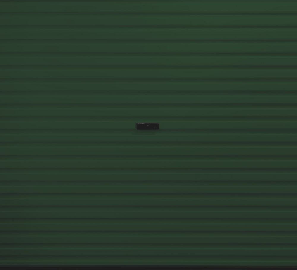 Image of Gliderol 6' 11" x 7' Non-Insulated Steel Roller Garage Door Juniper Green 