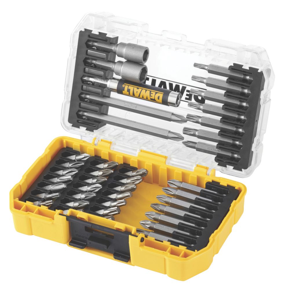 Image of DeWalt 6.35mm Hex Shank Mixed Screwdriver Set 40 Piece Set 