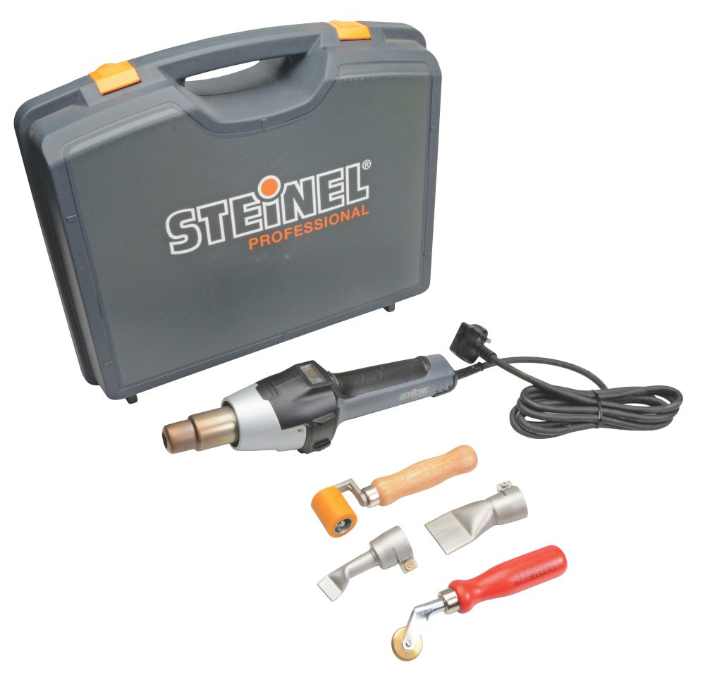 Image of Steinel HG2620 E 2300W Electric Heat Gun Roofing Kit 6Pcs 240V 