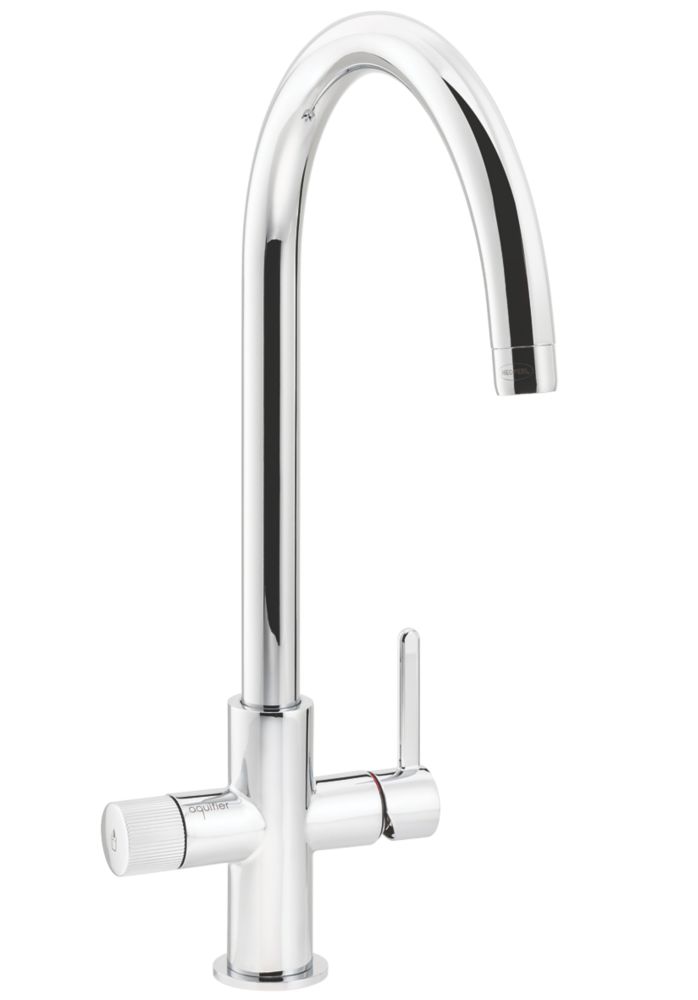 Image of Abode Puria 3-Way Deck-Mounted Filter Tap Chrome 